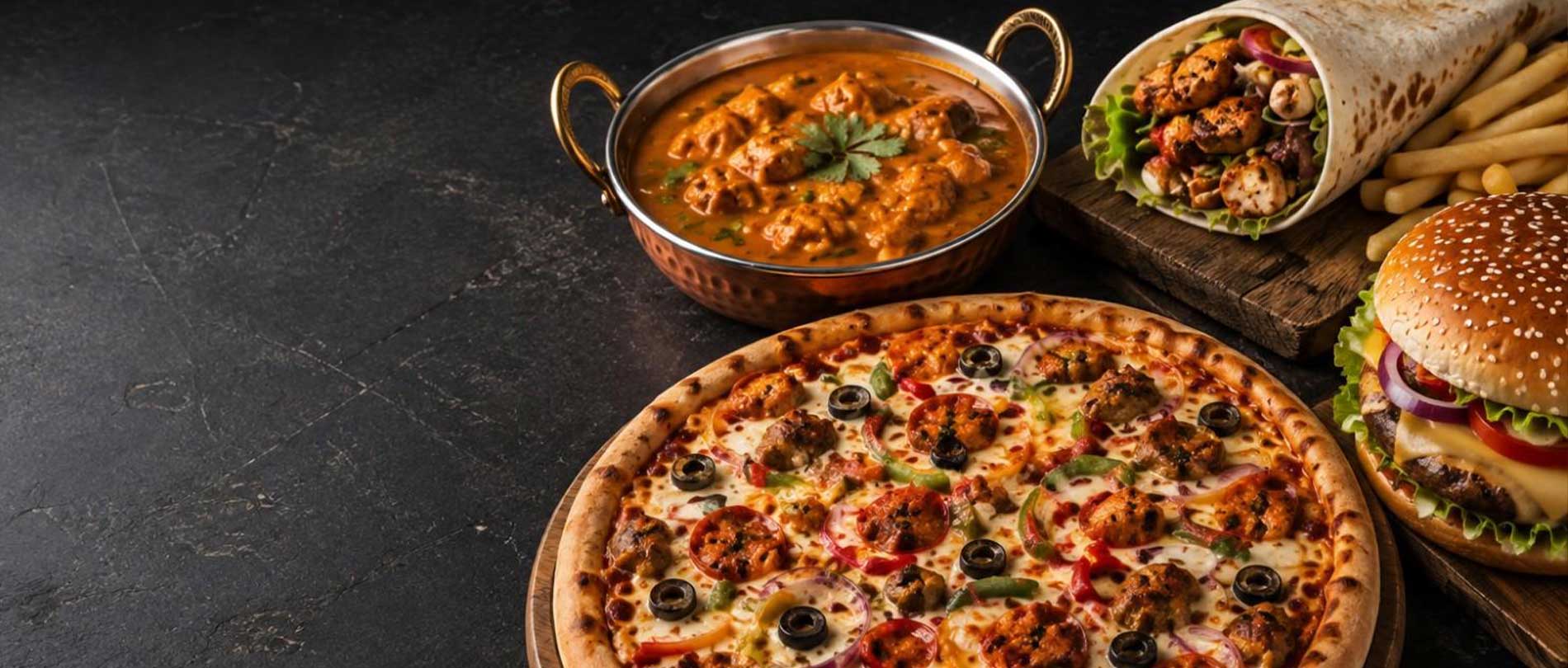 Pizza and Curry